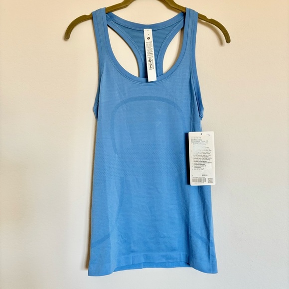 Lululemon NWT Blue Swiftly Tech Racerback Tank Top- size 4 - Picture 2 of 8